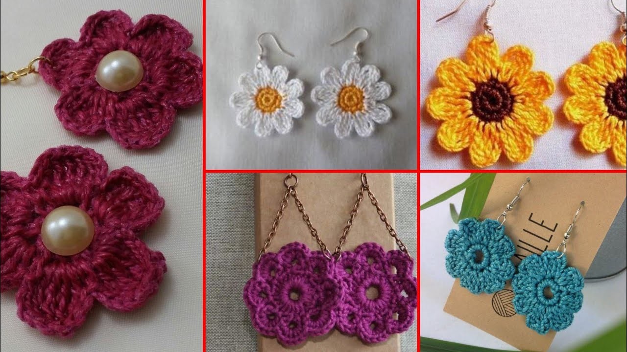 High quality and demanding crochet patterns crochet earrings for Girls ideas 2022