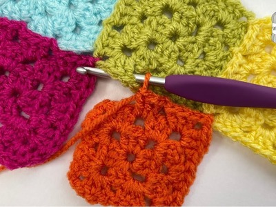 How to Join Granny Squares As You Go | Crochet JAYG