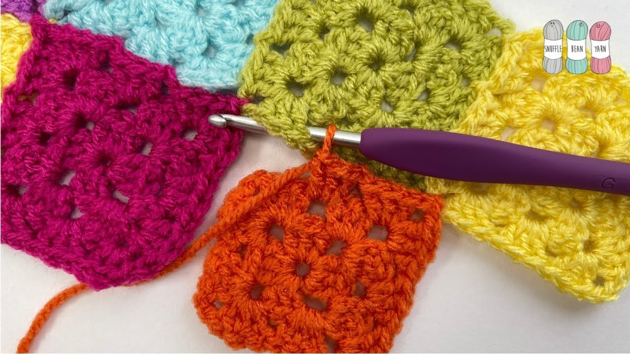 How to Join Granny Squares As You Go | Crochet JAYG