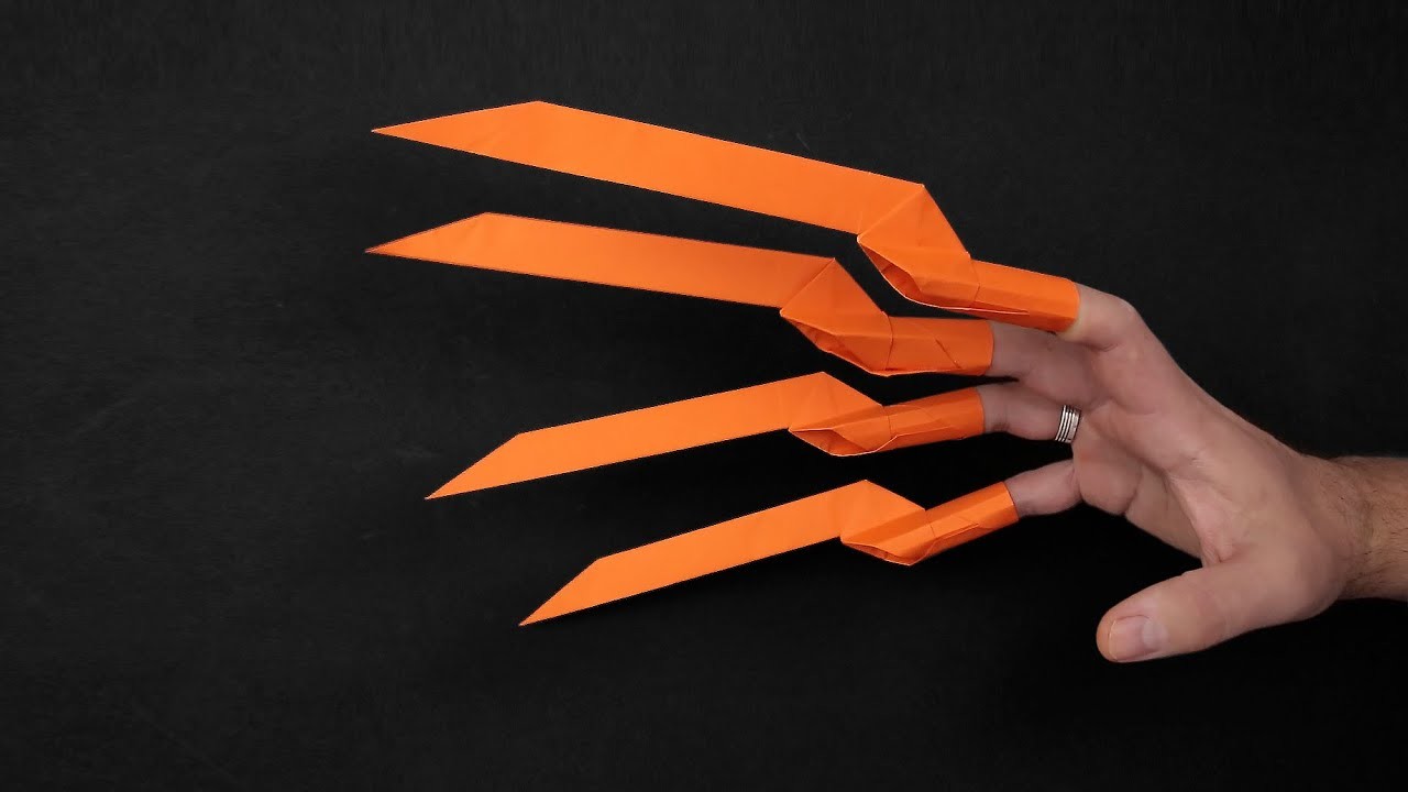 Origami Claws. Finger Blades - How to Fold @torself