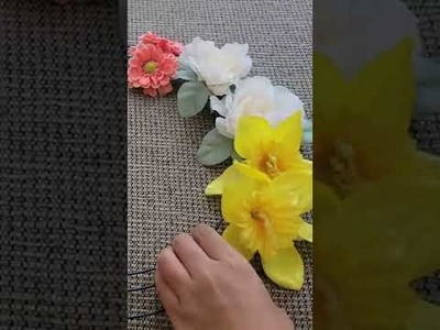 Summer Decor | Door Wreath Easy DIY #shorts