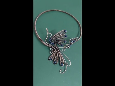 Wire Weave Hummingbird Necklace Tutorial