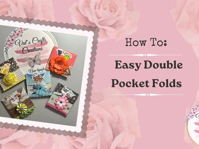 6x6 Paper Pad: Easy Double Pocket Folds