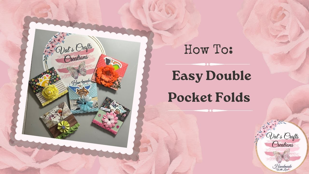 6x6 Paper Pad: Easy Double Pocket Folds