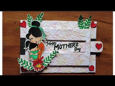 Beautiful mother's Day card ideas| Mother's Day special craft| Slider card tutorial | Greeting card