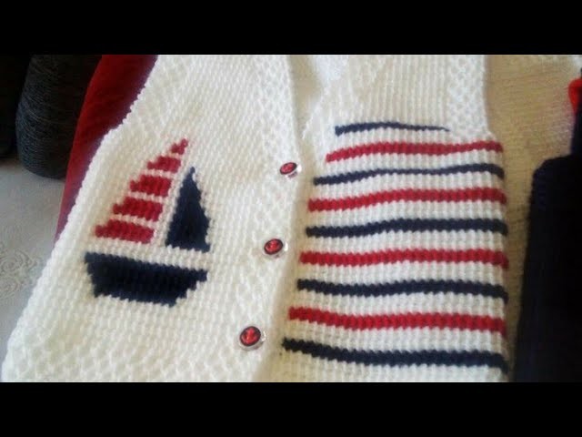 Best Hand Knitting Half Sleeves Sweater Design for Kid's
