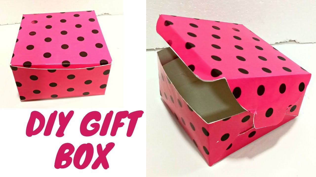 Diy Gift Box Ideas Candy Box Diy With Paper Easy Paper Gift Box Tutorial