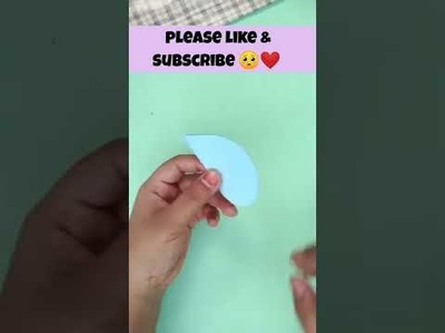 Easy paper hearts ????. easy and simple paper crafts#shorts#viral #youtubeshorts #minipiecrafts