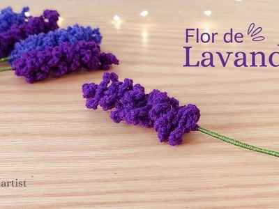 ????✨Flor de Lavanda a Crochet Super Fácil - Tutorial Paso a paso en Español - Principiante