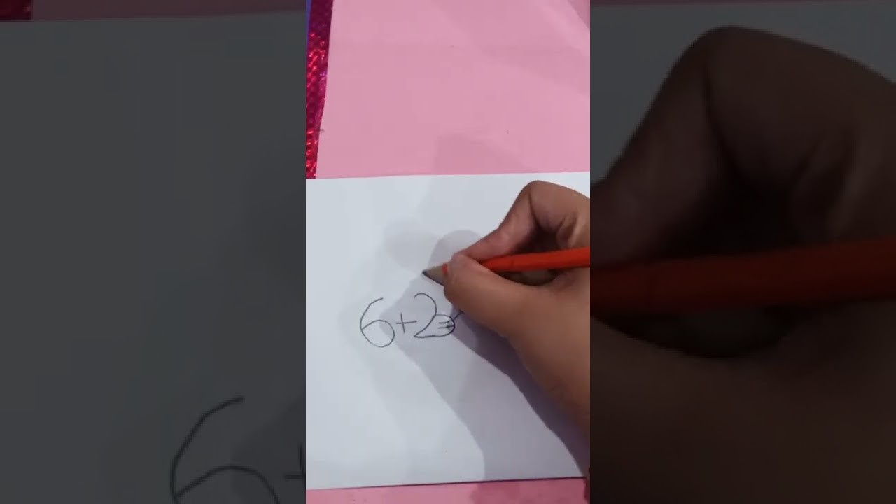How to draw a rabbit ???? ???? |6+2=rabbit|Paper crafts