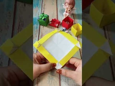 How to make paper heart gift box ????♥️. Fun with paper crafts