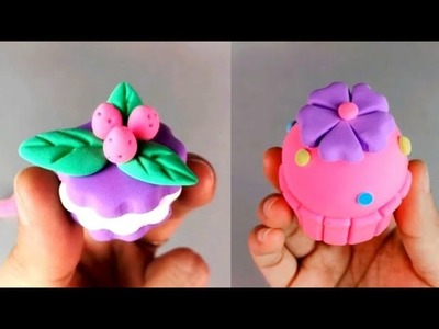 2 Fun and Creative Miniature Polymer Clay Cake Ideas | How to make a miniature cake