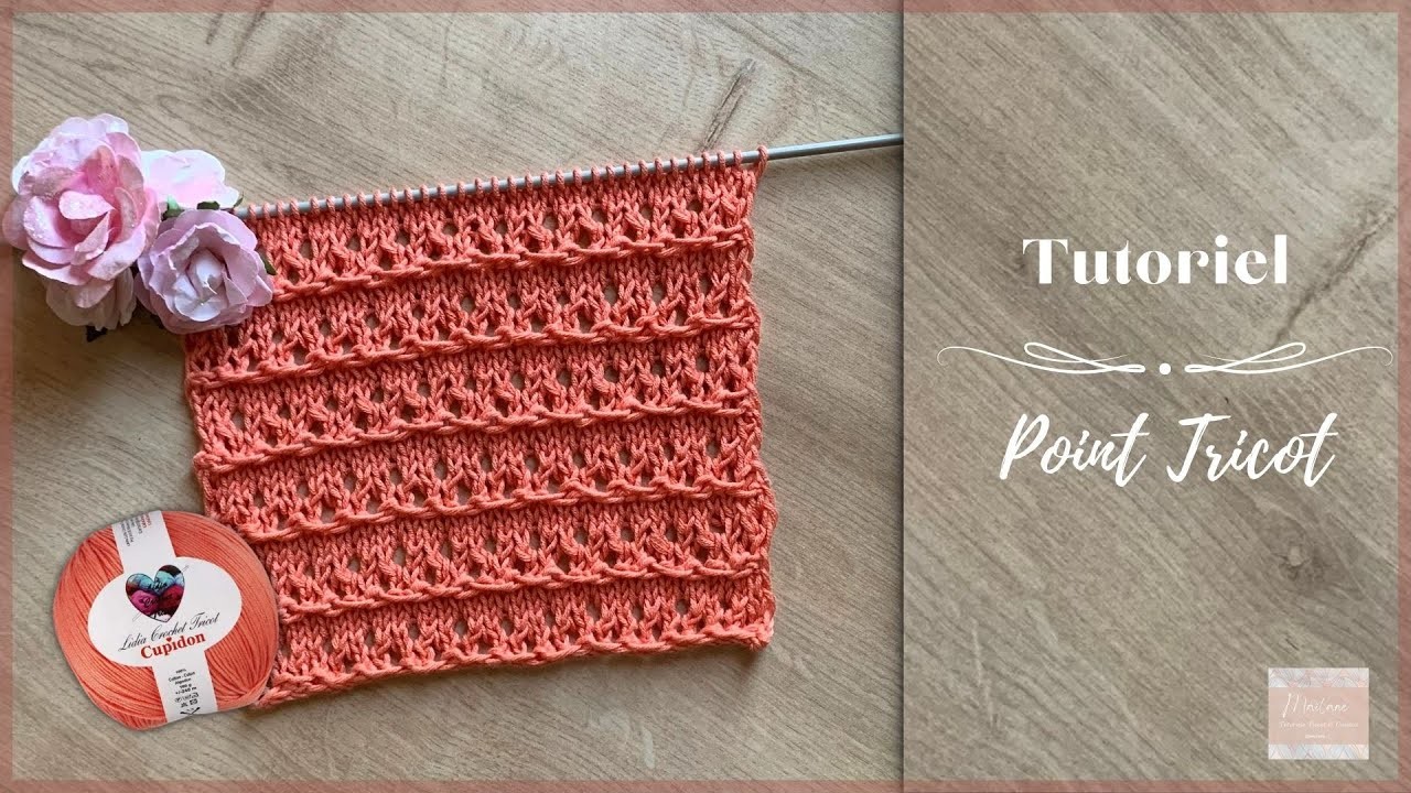 #257 Tricot: Point ULTRA RAPIDE✅ - Maïlane - #lidiacrochettricot #knitting #pattern #stitch #cotton