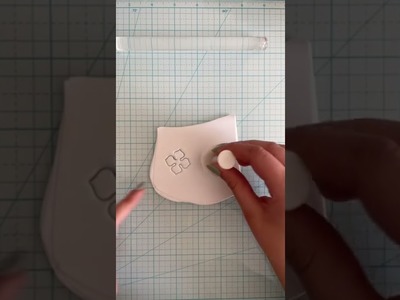 A quick look at the making of white flower polymer clay earrings #shorts