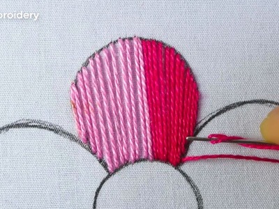 Amazing Hand Embroidery New Envisioning Flower Design With Very Easy Flower Embroidery Tutorial