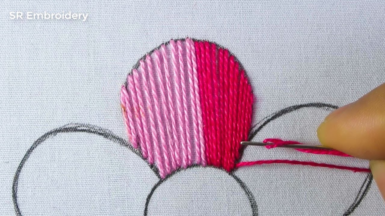 Amazing Hand Embroidery New Envisioning Flower Design With Very Easy Flower Embroidery Tutorial
