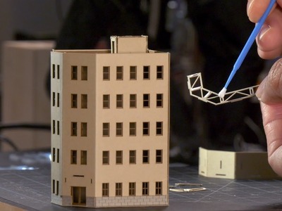 [ASMR] 1.220 Scale Papercraft Model Kit Build