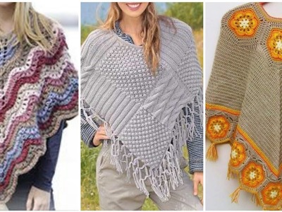 Best designing ideas for ladies of crochet poncho patterns