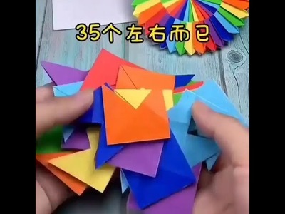 Colour Paper Craft Illusion#short #craft #illusion #papercraft