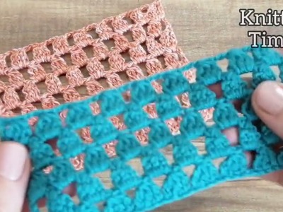 Crochet Summer Triangle Knitting Pattern - Üçgen Dolgu Yazlık Örgü Modeli #tığişi #crochet #pattern