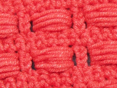 Easy crochet: How to Crochet Horizontal Puff Stitch. #Shorts