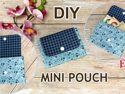 Easy Diy Cute Mini Pouch✅ How to Mini Purse Easy Pattern Sewing Tutorial At Home | Fabric Coin Purse
