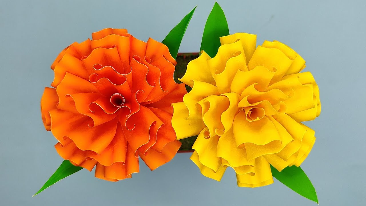 Easy Handmade Paper Flowers | DIY Origami Paper Flower