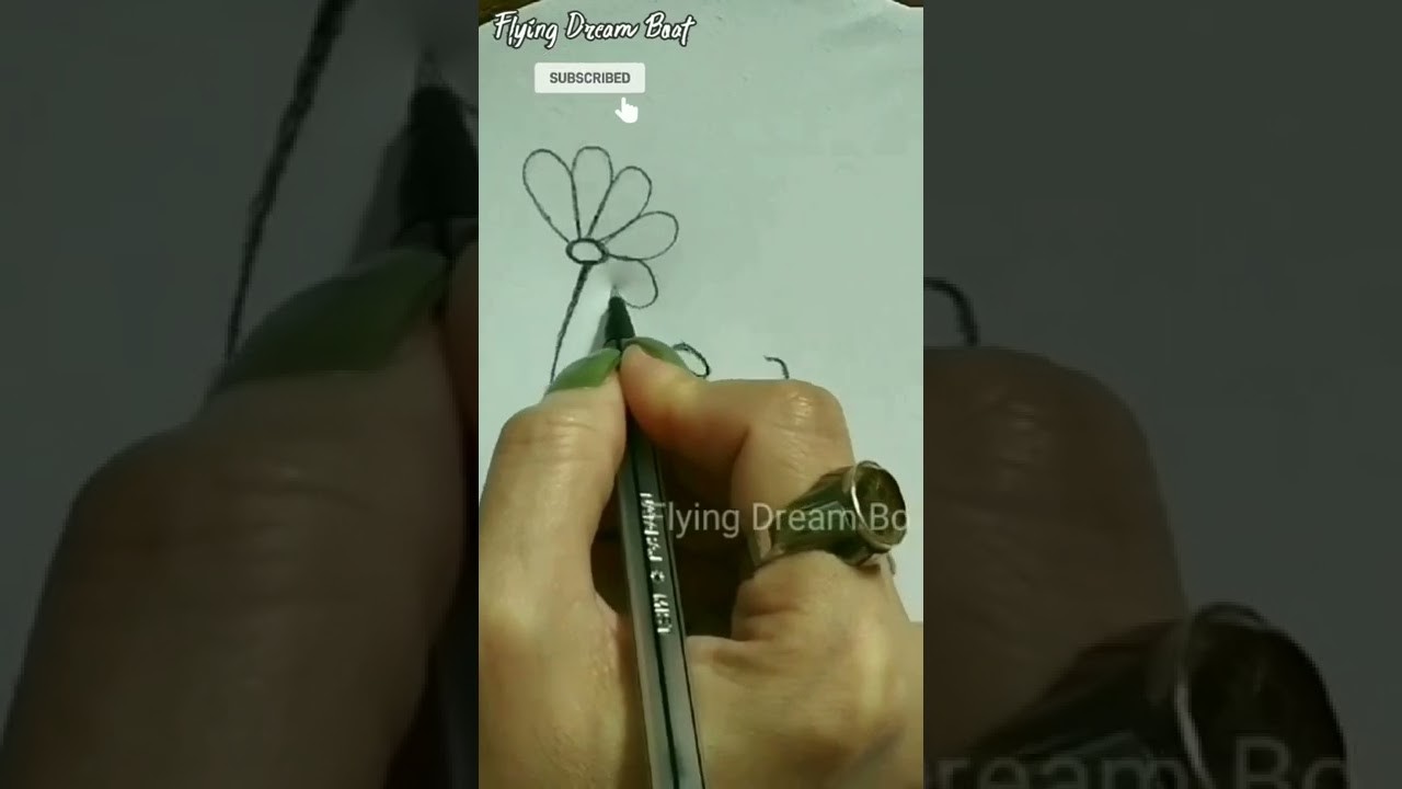 How To Draw And Embroider Lady With Flowers. Hand Embroidery ~ Flying Dream Boat ❤