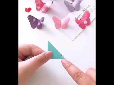 How to make butterfly with paper chart#toddleractivities#craftideas #papercraft #kidsvideo