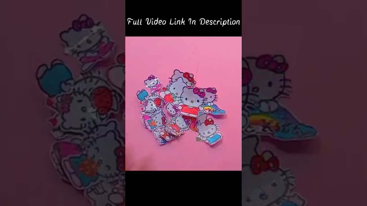 How To Make Hello Kitty Stickers like @Tonni art and craft