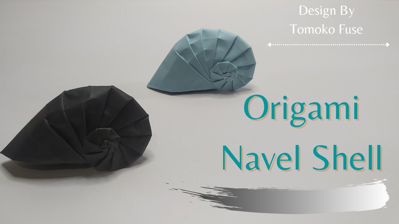 How To Make Origami Navel Shell ( Tomoko Fuse ). Membuat Origami Kerang Navel#origami