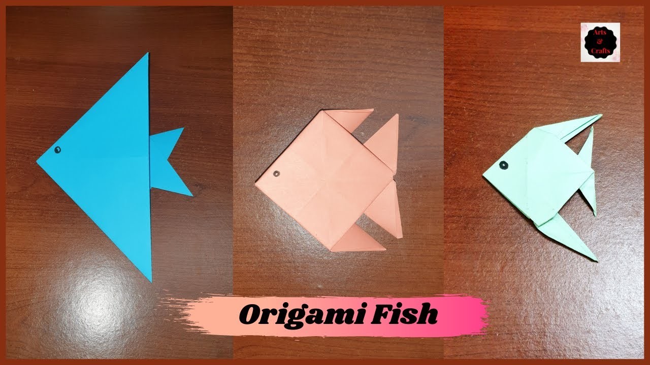 How To Make Paper Fish | DIY Origami Fish | 3 Easy Paper Fishes |