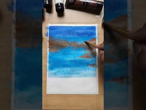 How To Use Acrylic Colour : Tutorial  ????#shorts #art #drawing