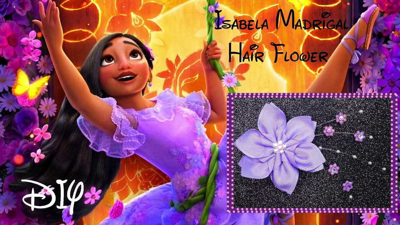 Isabela Madrigal Flower Hair Clip