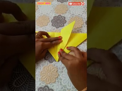 Origami STAR ????✨#diy #origami #craft #art #fun #summer #vacation #shorts #youtubeshorts #viral #asmr