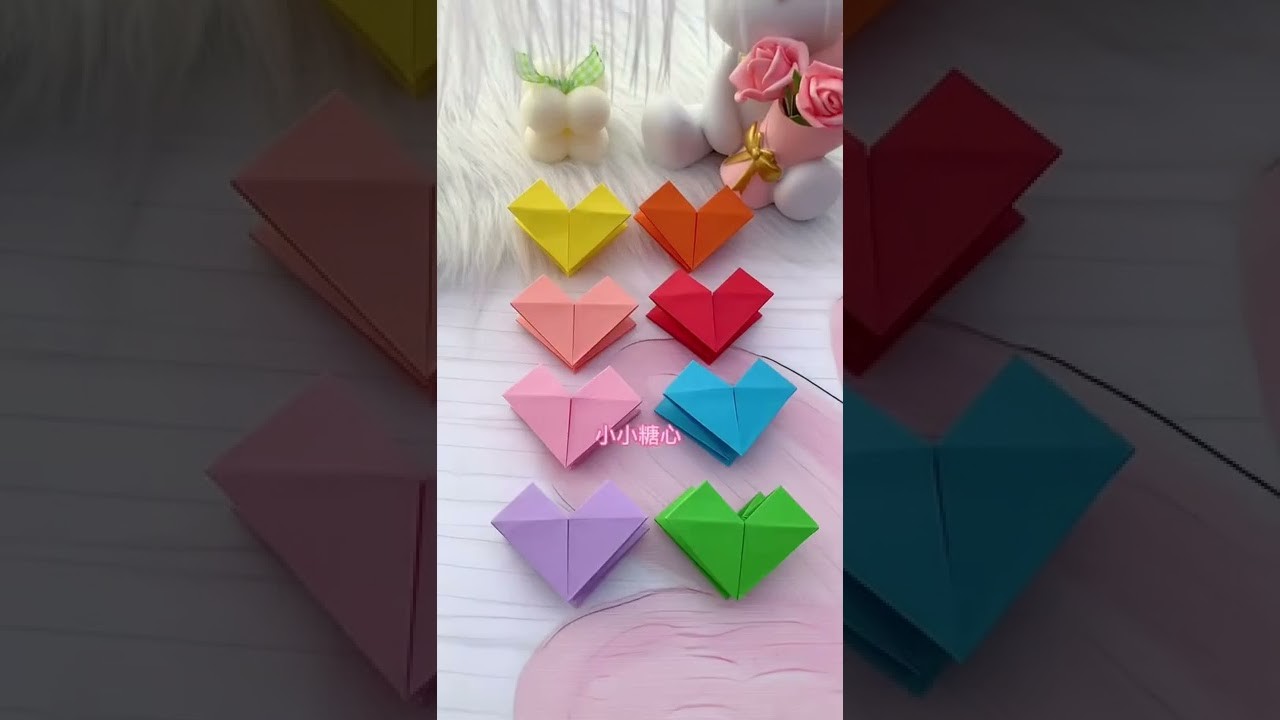 Rainbow ???? Square Paper Craft easy idea ????