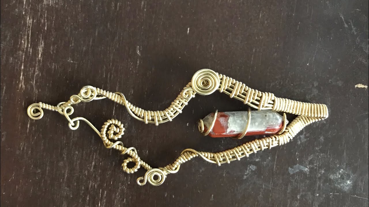 Wire Wrapped Crystal.Cabochon Tutorial