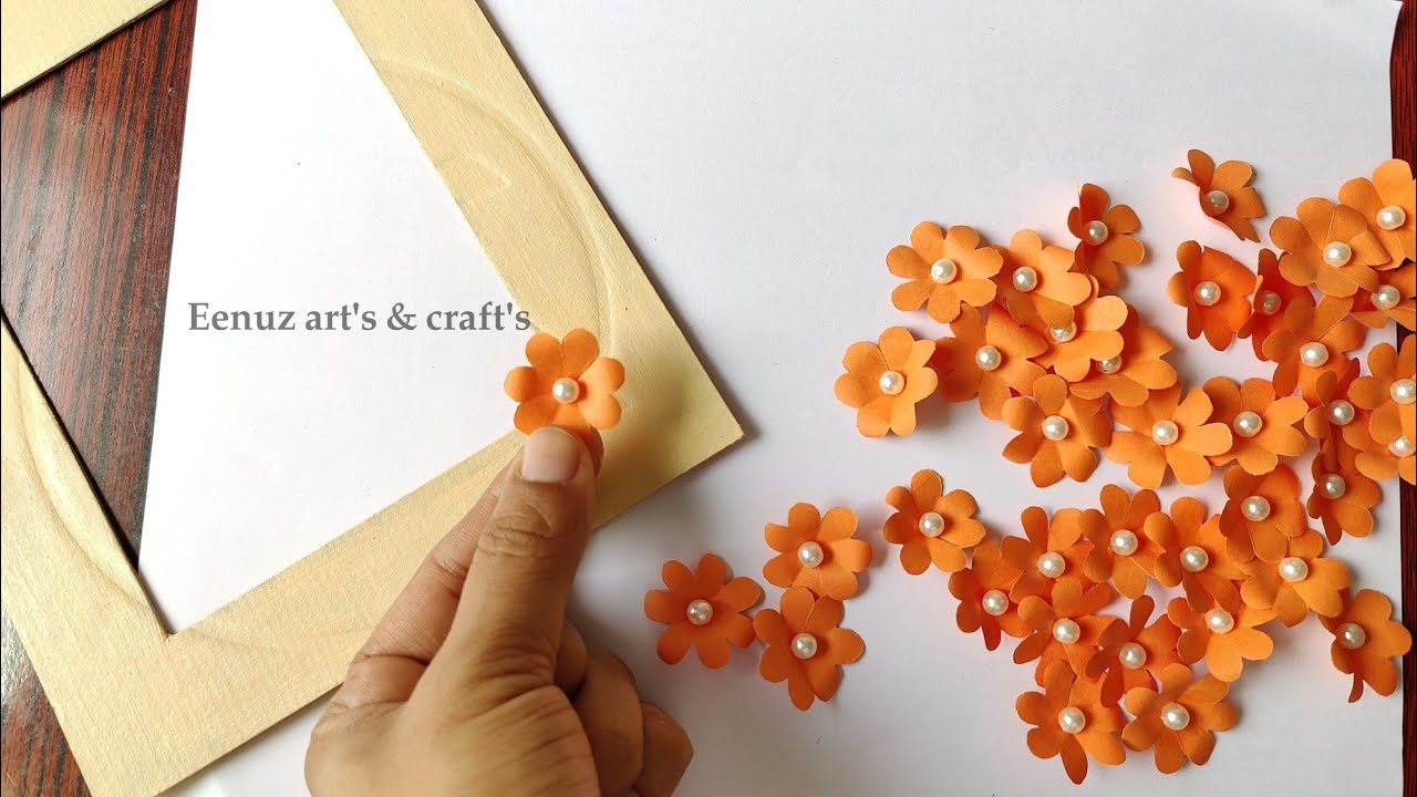 2 Easy Paper Flower Wall Decoration Ideas-Paper Craft-Home Decoration Ideas-Diy#papercraft #diy