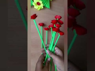 Amazing Paper Flower Bouquet Making Idea????| Paper Flower Craft????| #viralvideo #shorts #youtubeshorts