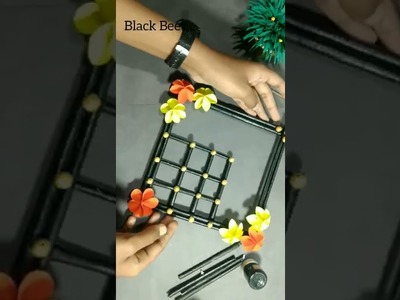 Beautiful Wall Hanging Paper Craft Paper Reuse Idea.!! ????✌️ Black Beetle || Craft Girl || Tamil Craft
