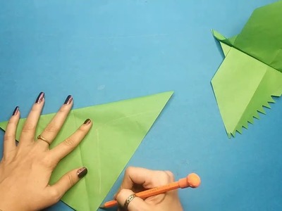 DIY Easy Origami Parrot - How To Make A paper parrot that really flies