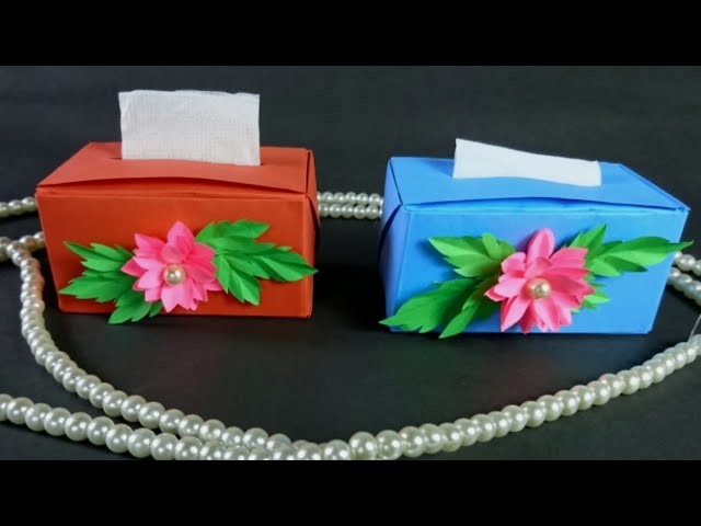 HOW TO MAKE ORIGAMI TISSUE BOX || EASY ORIGAMI TISSUE BOX