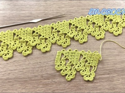 Pretty and Easy Crochet Lace Edge Pattern