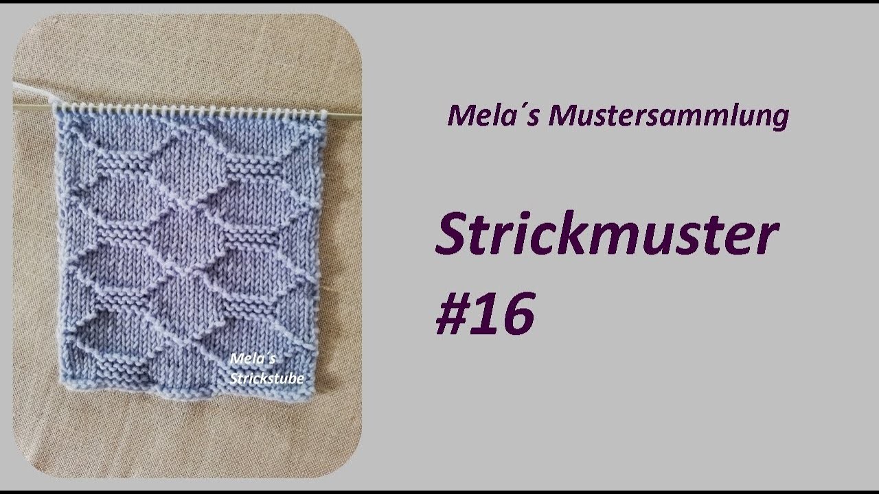 Strickmuster #16. knitting pattern