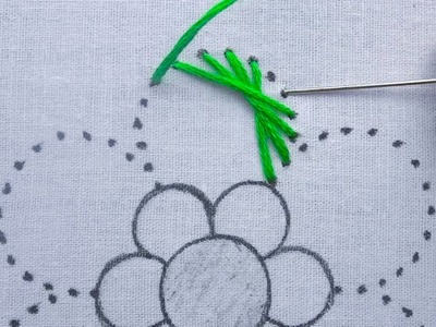 Very unique & colorful flower embroidery tutorial for beginners, Latest flower embroidery design
