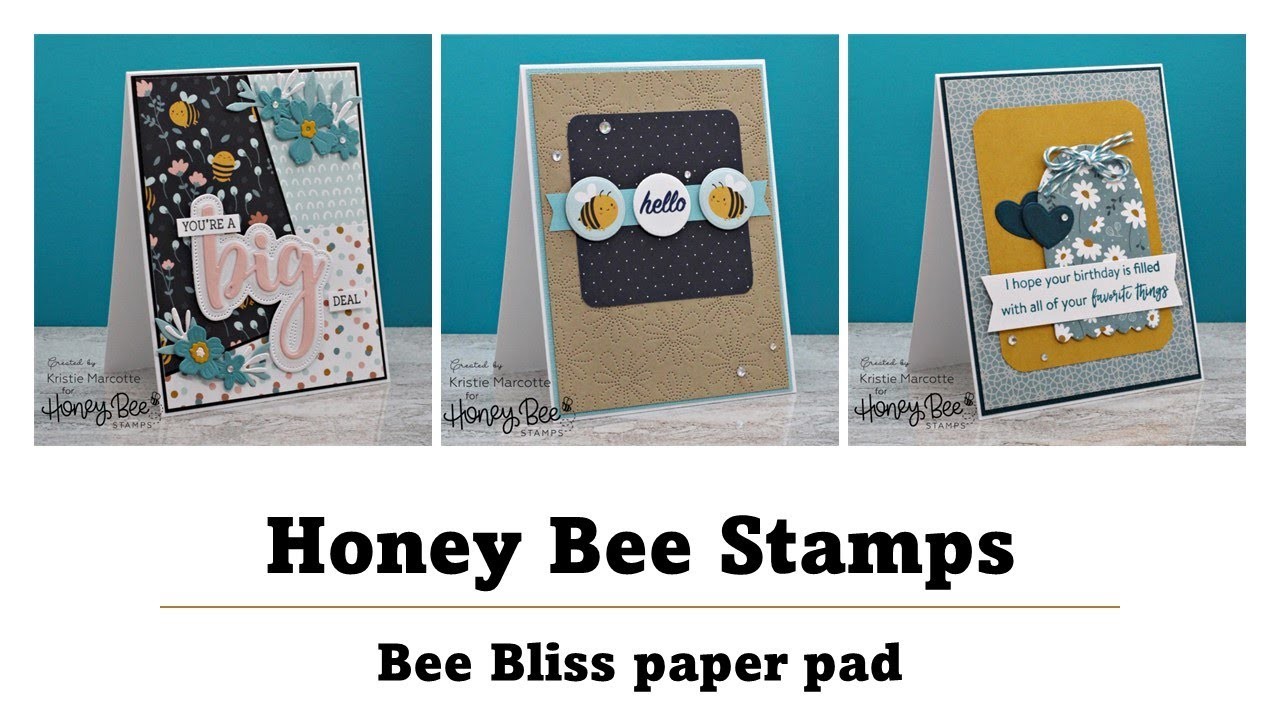 Bee Bliss collection | 6 cards with Kristie Marcotte