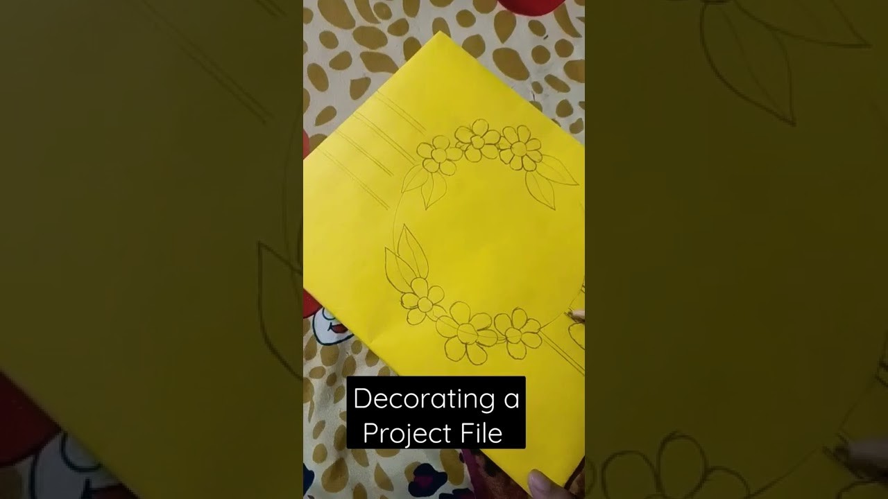 How to Decorate a Project File| School Project Decoration Ideas|#project#schoolproject