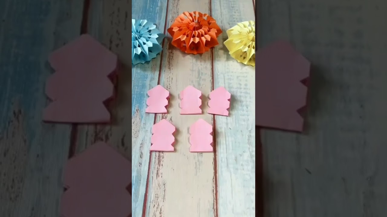 Amazing paper flower idea DIY. Fun with paper crafts