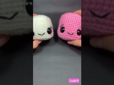 Crochet squishy marshmallows tutorial now available! - Tutorial link in the description box