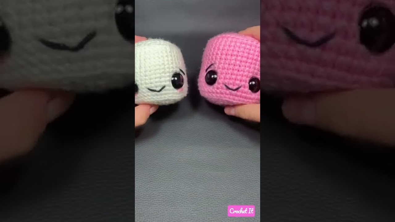 Crochet squishy marshmallows tutorial now available! - Tutorial link in the description box